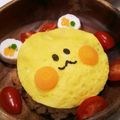 しじみごはん's cooksnap of when they made うーたんオムライス＊キャラ弁.