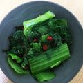 シフォリーノ's cooksnap of when they made 簡単！江戸菜の塩昆布ナムル.
