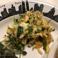 katsura612's cooksnap of when they made お酒に合う★豆苗と桜えびの卵とじ.