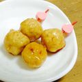 chou*'s cooksnap of when they made 鶏団子のヘルシー甘酢あん♡お弁当にも。.