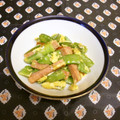 龍青空ママ's cooksnap of when they made さやえんどうとウインナーの卵炒め.