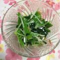 ぽぽきゅ's cooksnap of when they made 水菜とほうれん草のなめ茸和え.