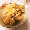 あっーちゃん's cooksnap of when they made 安くて超簡単★ぶりの卵の甘辛焼き.