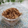 まろんかふぇ's cooksnap of when they made お弁当にも♡我が家のしっとり鶏そぼろ.