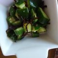 クックOYTSP1☆'s cooksnap of when they made 材料３つで✩オクラと胡瓜の塩昆布和え.
