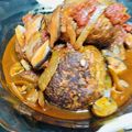 CS★C's cooksnap of when they made いつもの煮込みハンバーグ.