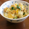 よちりん's cooksnap of when they made たるたる☆牡蠣フライの卵とじ丼.