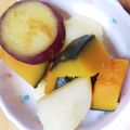 ellie21's cooksnap of when they made かぼちゃ・じゃがいも・サツマイモの煮物.