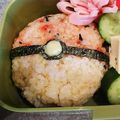 ✨W空✨'s cooksnap of when they made 初級キャラ弁　ポケモン　モンスターボール.