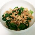 ポニーリボン's cooksnap of when they made パラパラ納豆レタスチャーハン.
