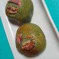 cyobindish's cooksnap of when they made いい香り♪よもぎあんパン.