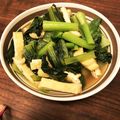 もこもこぼんぼん's cooksnap of when they made 簡単！定番！小松菜と油揚げの煮浸し♡.