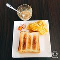 きゃりぃー♡こりら's cooksnap of when they made コッペパンみたぃ?きな粉クリームトースト.