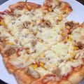 しのざくら's cooksnap of when they made ホットケーキミックスで発酵なし簡単ピザ.