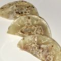 ともみゆこ♩'s cooksnap of when they made 餃子の皮で、えび半月.