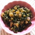 KEBINくん's cooksnap of when they made ほろ甘苦いフキの葉の煮物☆しっとり佃煮.