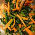 たきぴ's cooksnap of when they made 簡単☆ほうれん草と人参のナムル風.