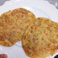 のがり's cooksnap of when they made 離乳食完了期　手づかみで食べるお好み焼き.