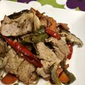 梅乃花おり's cooksnap of when they made 豚バラと野菜の中央アジア風炒め.