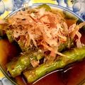 yueie's cooksnap of when they made アスパラの焼き浸し.