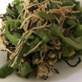 でんちょ～'s cooksnap of when they made ピーマンとえのきのバター昆布炒め♪.