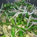 トゥルットゥ岸部's cooksnap of when they made アスパラ＆もやし炒め.
