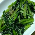 ナーちゃん's cooksnap of when they made 小松菜じゃこ炒め.