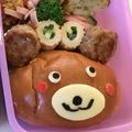 ゆうつま's cooksnap of when they made お弁当♡簡単クマさんサンドウィッチ♡.