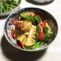 よこ耳ねこ's cooksnap of when they made 鶏肉のカラフルオイスター炒め.