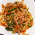 ゆかとぅん's cooksnap of when they made キムチともやしとハムときゅうりの和え物.