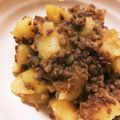 meshio's cooksnap of when they made 小じゃがいもと牛ひき肉の甘辛煮.