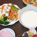 ぐうたら主婦みん's cooksnap of when they made レンジでチーズフォンデュ☆ホットプレート.