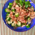 ふたごゆき's cooksnap of when they made オクラの梅おかか和え♪.