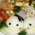 r♡a…mam's cooksnap of when they made キャラ弁☆ツムツム☆ドナルド.