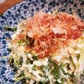 えりっりん's cooksnap of when they made 水菜の苦味なし☆水菜と豆腐のサラダ.