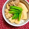 ふたごゆき's cooksnap of when they made 鶏もも肉と筍の春のピリ辛照り焼き丼.