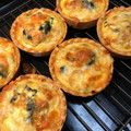 ☆さぶ☆☆'s cooksnap of when they made ＊牡蠣と炒め玉ねぎの小さなキッシュ＊.