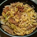 クックBNQ5PD☆'s cooksnap of when they made 蓮根しめじで！キャベツの肉炒め♡.
