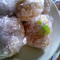 ユーロン's cooksnap of when they made カリカリじゃこソースのおにぎり.