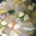 emi0015's cooksnap of when they made 押し麦のスープ【保育園給食】.