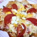 クウちゃ3's cooksnap of when they made フライパンで春巻きの薄焼きピザ.