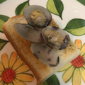 ラクラクダ's cooksnap of when they made 超簡単♡あさりの酒蒸しトースト♪.