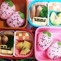 こともみ's cooksnap of when they made キャラ弁☆ピンクの苺.