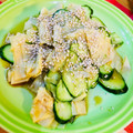 ryu☆ryu's cooksnap of when they made 大根ときゅうりとひめかわのナムル風和え物.