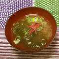 おはなすき's cooksnap of when they made ＊とろろ昆布と紅生姜のお吸い物＊.