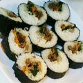 kuuu☻'s cooksnap of when they made コストコのプルコギビーフで簡単キンパ.