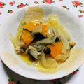 ☆★Tae☆★'s cooksnap of when they made かぼちゃと玉ねぎのポン酢煮.