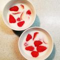 ゆこPIN's cooksnap of when they made 苺ミルク♡ヨーグルトゼリー♪.