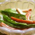 maruru-nn's cooksnap of when they made スナップえんどうとカニカマのさっぱりマヨ.