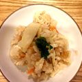 まーちゃん‘sママ's cooksnap of when they made 鶏肉の旨味でコクアップ♪ たけのこご飯.